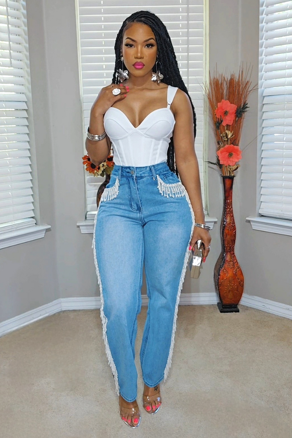 Diamond & Pearls Jeans