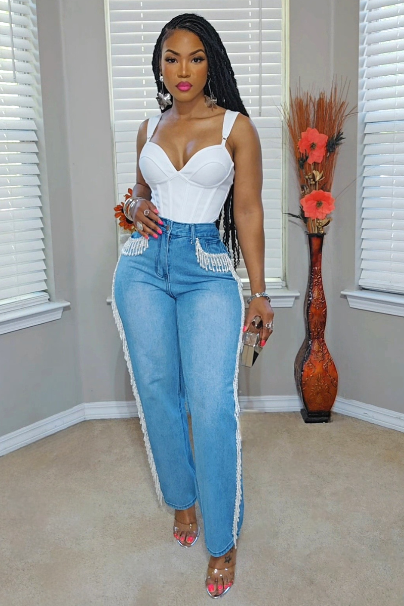 Diamond & Pearls Jeans